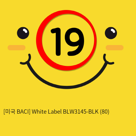 [미국 BACI] White Label BLW3145-BLK (80)