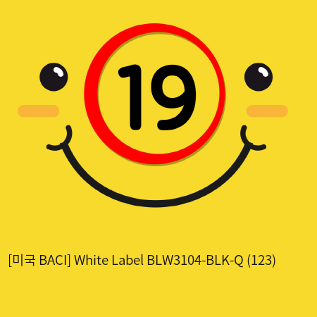 [미국 BACI] White Label  BLW3104-BLK-Q (123)