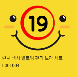 란시 섹시 밑트임 팬티 브라 세트 L001004