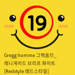 Gregg homme 그렉옴므_ 레니게이드 브리프 화이트 [Redstyle 레드스타일]